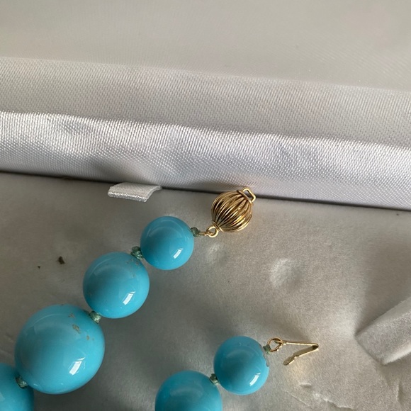 - LUPERLA BLUE PEARL NECKLACE - Picture 12 of 13